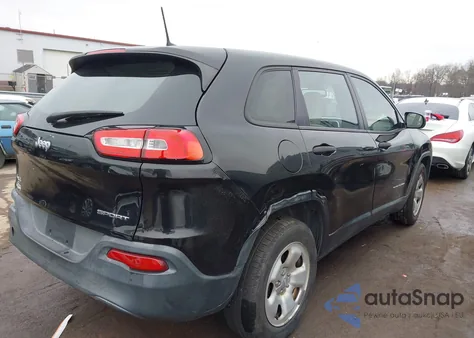 2016 Jeep Cherokee Sport из США, поврежденный, VIN 1C4PJMAB9GW277255